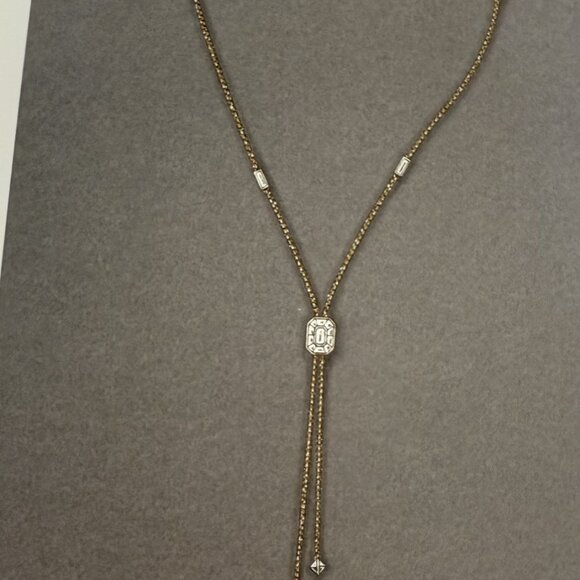 David Yurman Stax Lariat Baguette Slider Necklace 36-Inch - One of a Kind - Picture 6 of 7